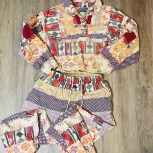 Kimchi Blue patchwork set size small